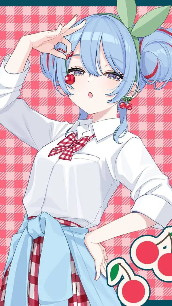 ai character: Miku Cherry 🍒 background