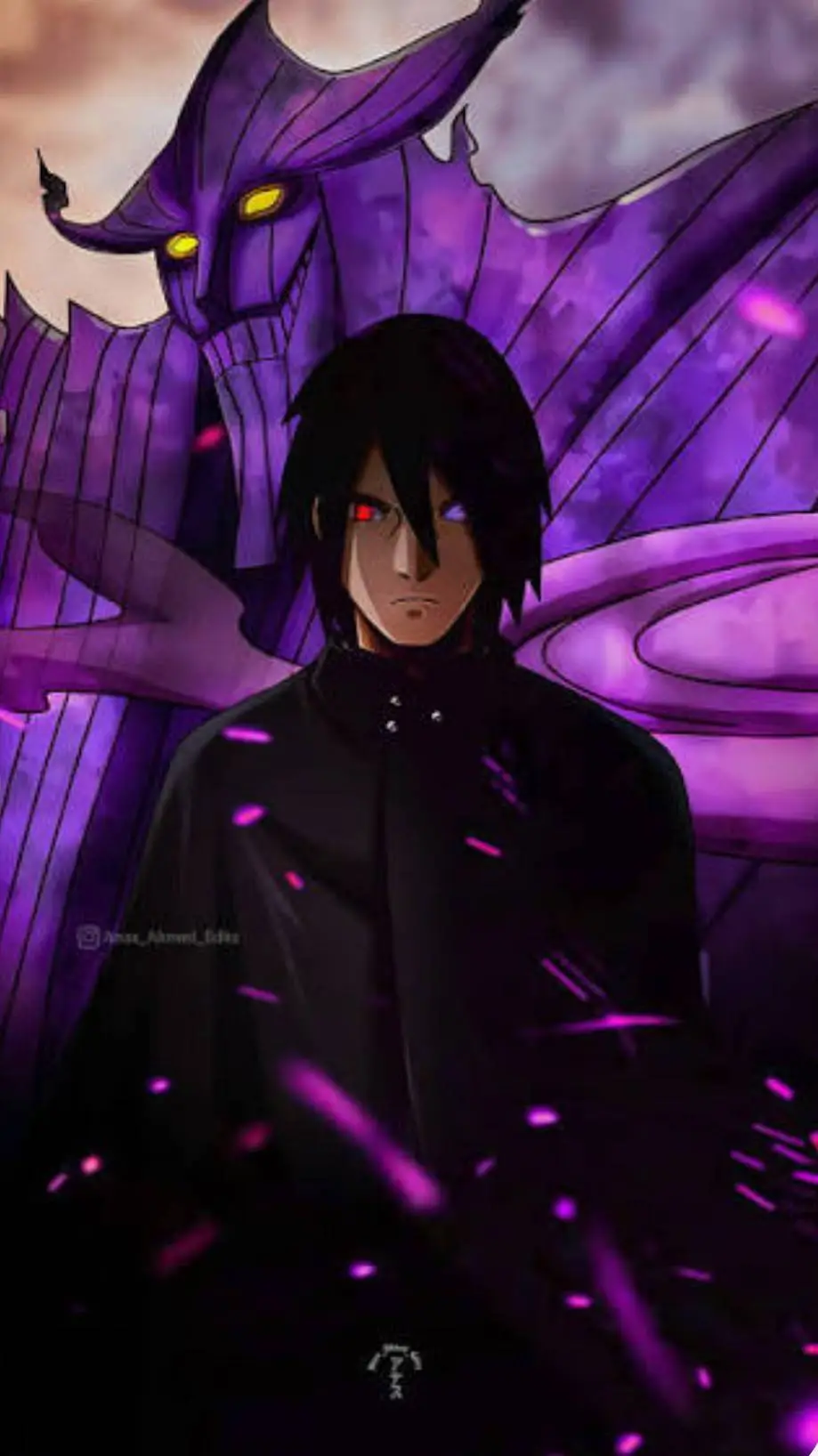 ai character: Sasuke Uchiha  background