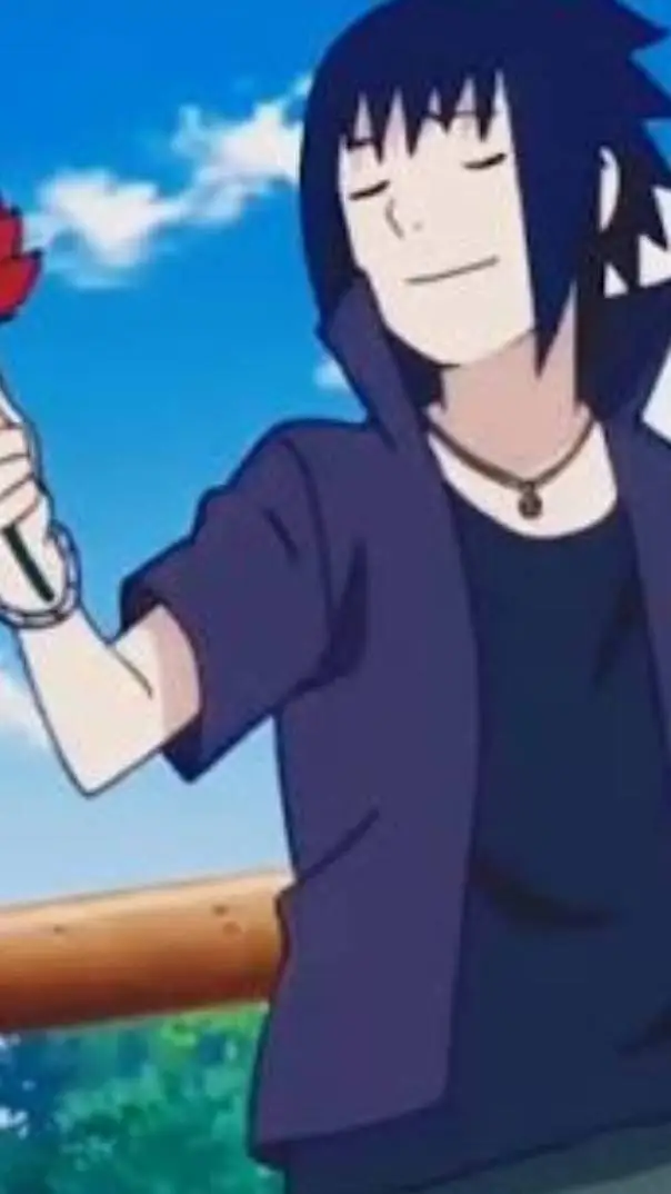 ai character: Sasuke uchiha  background