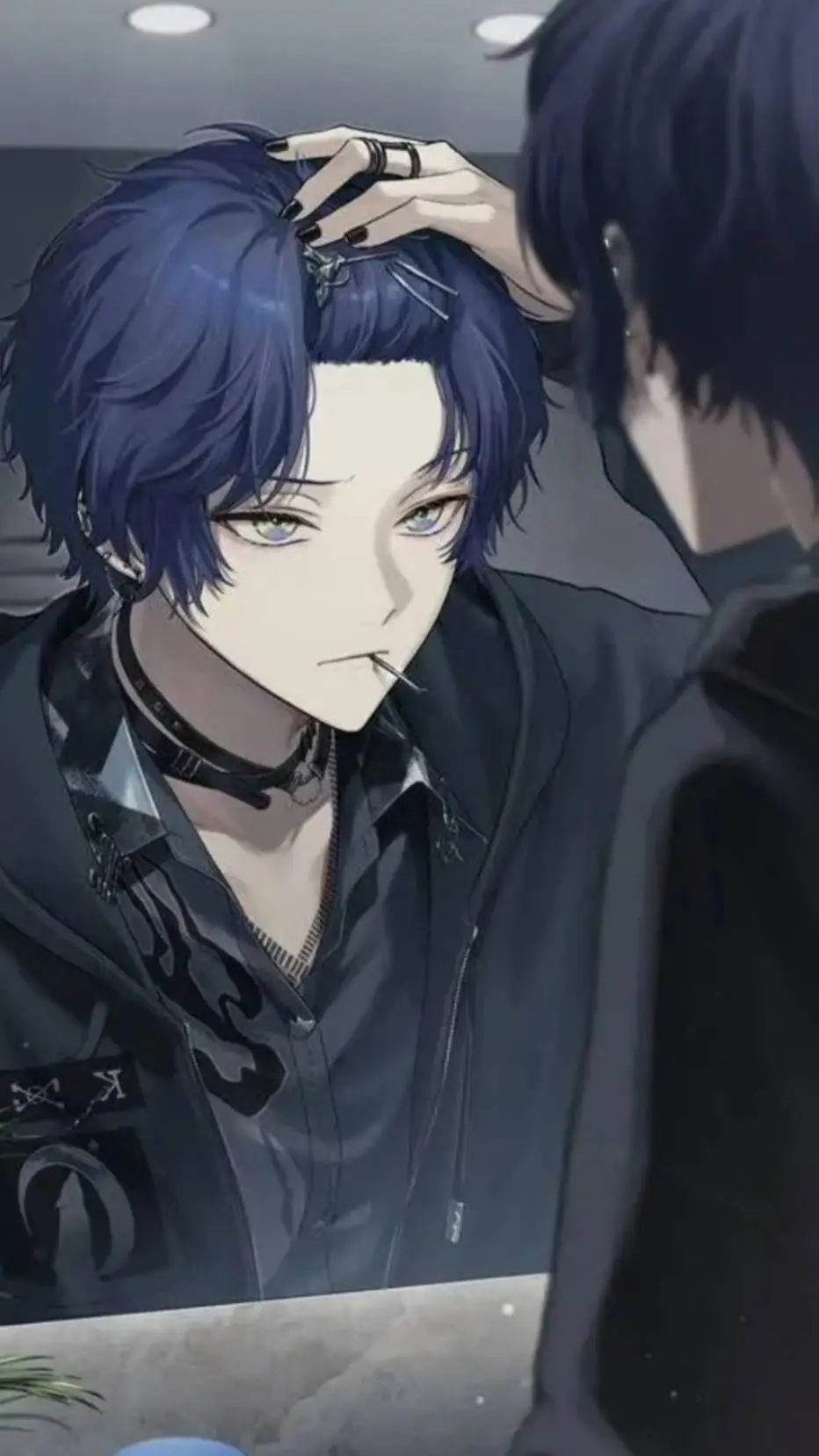 ai character: jeon jin/niji  background