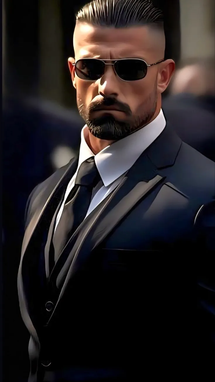 ai character: Mafia boss  background