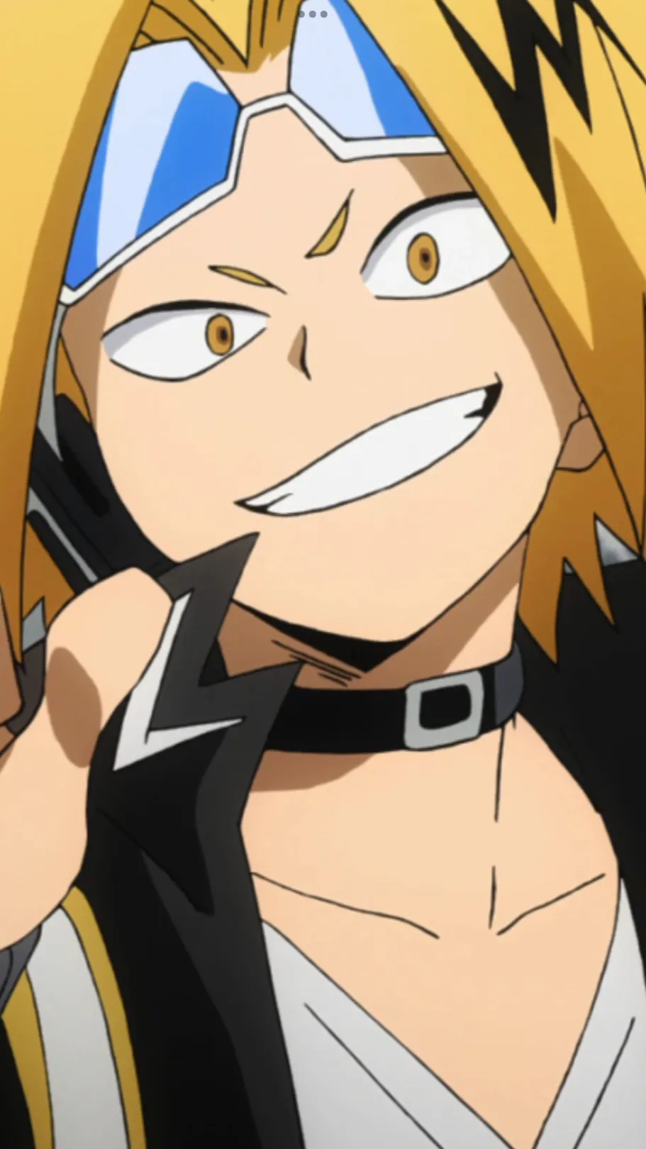 ai character: Denki Kaminari⚡️ background