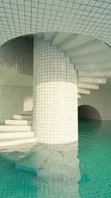 ai character: POOLROOMS background