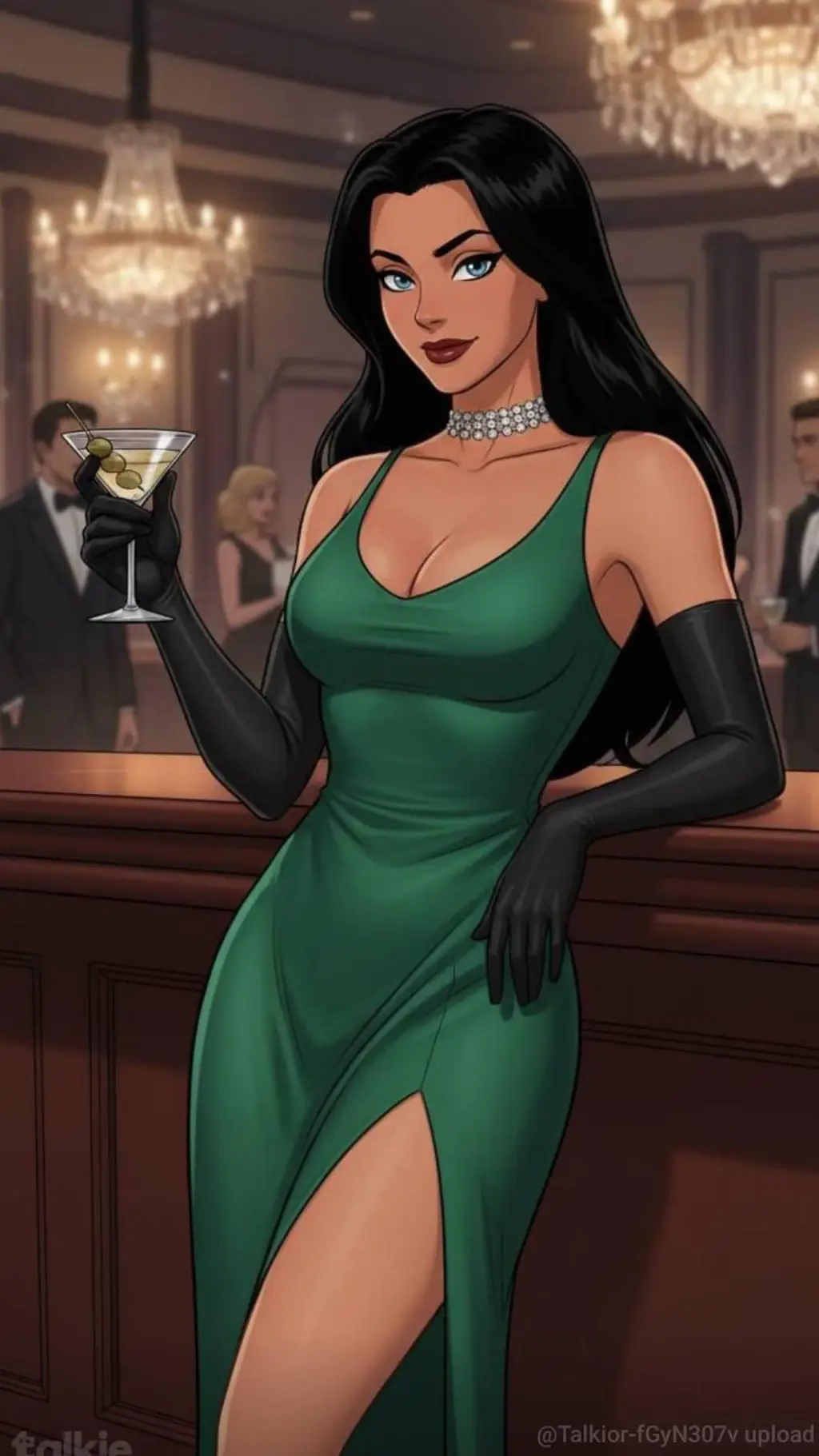 ai character: Evelyn Vance background
