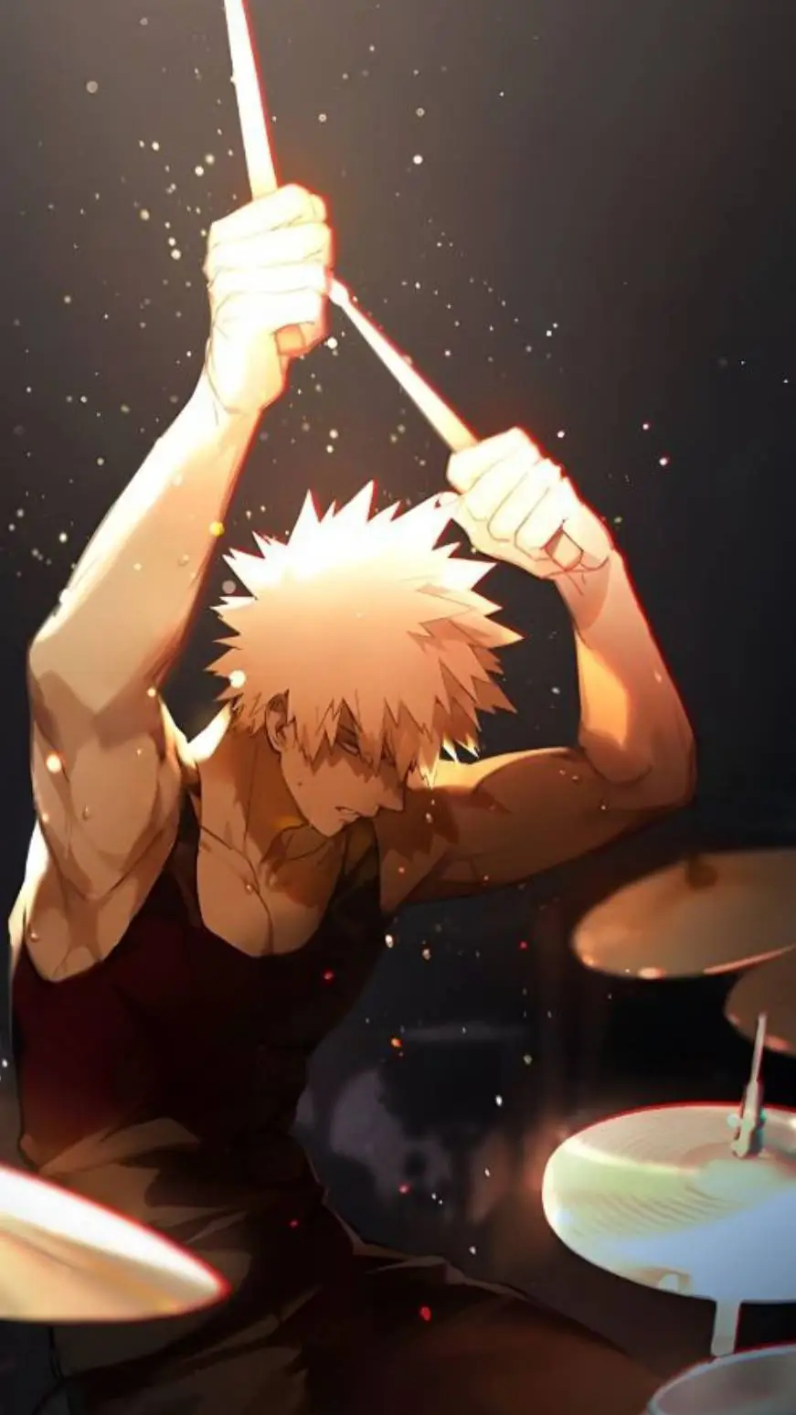 ai character: mha band background