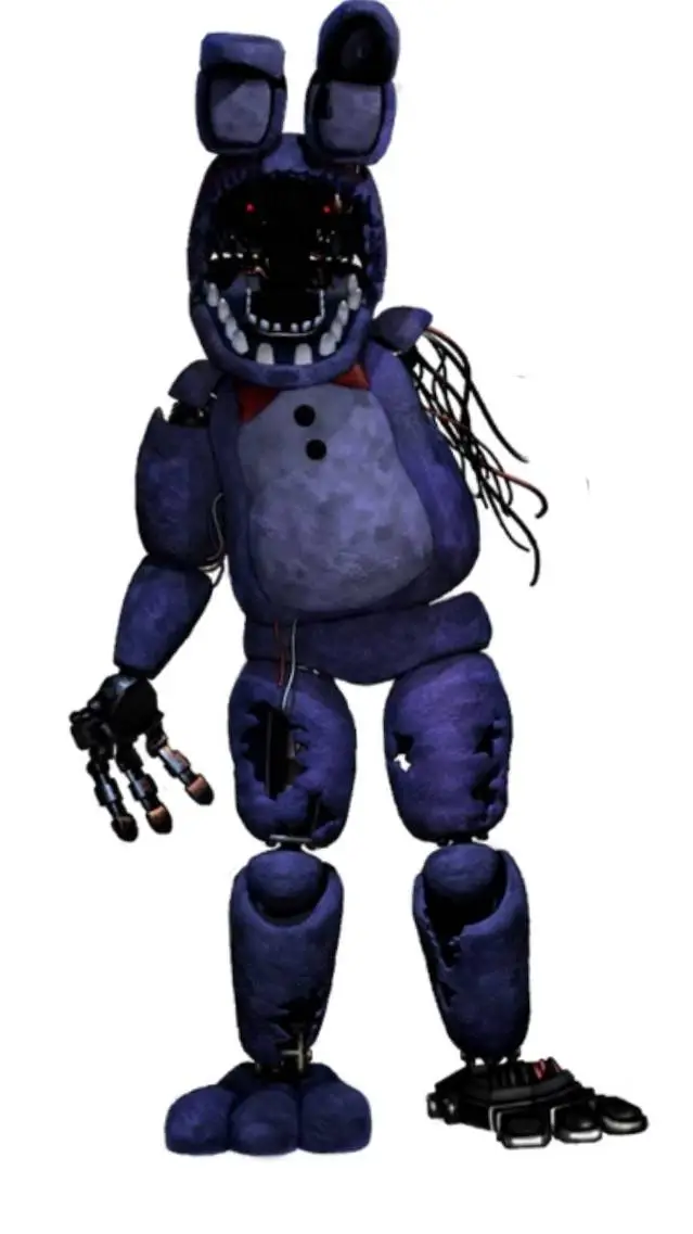 ai character: withered bonnie background