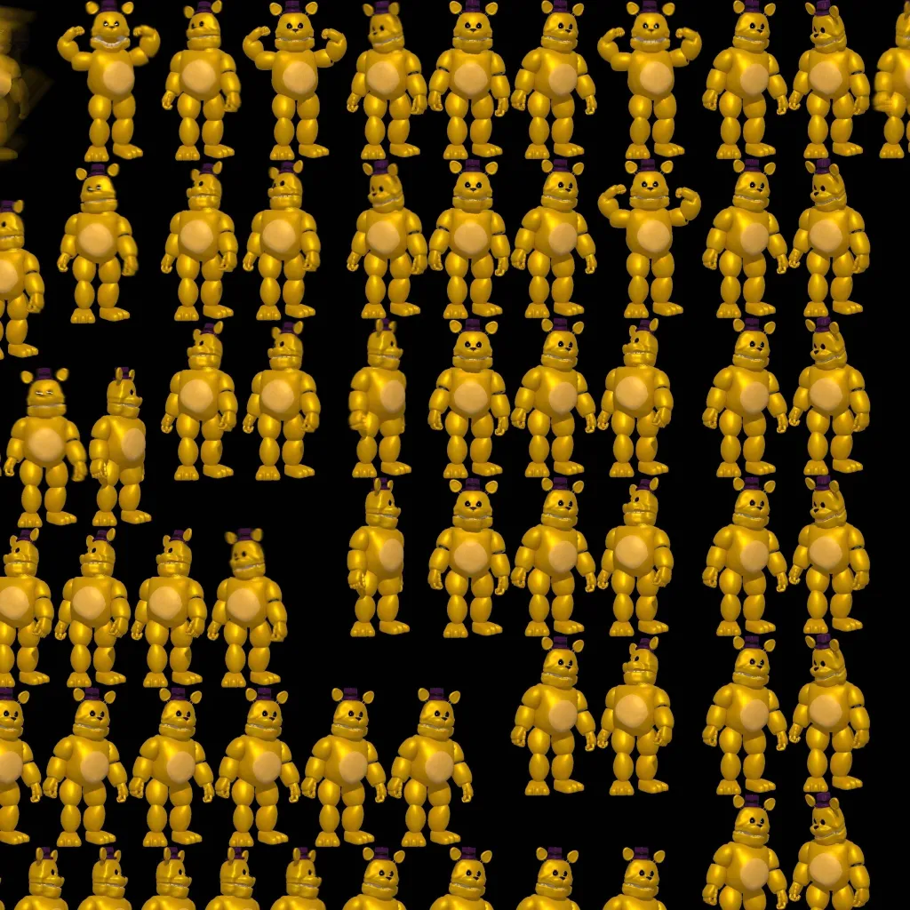 chat with ai character: fast fredbear army