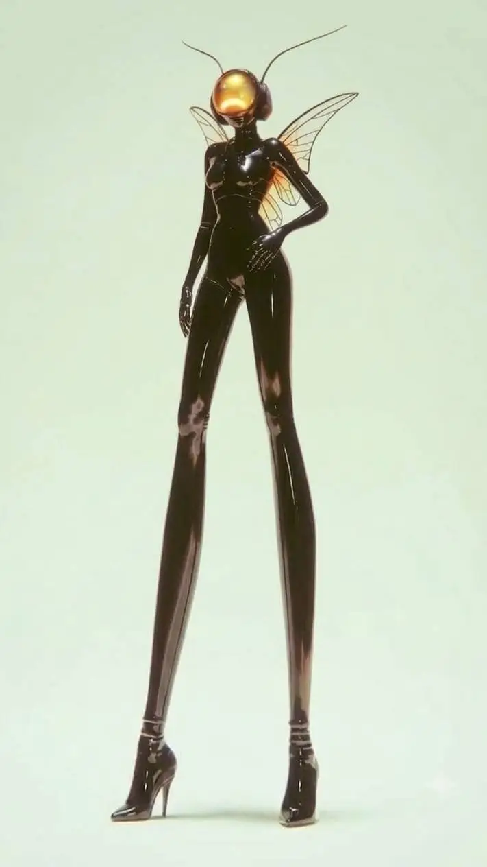 ai character: Vectora-9. background
