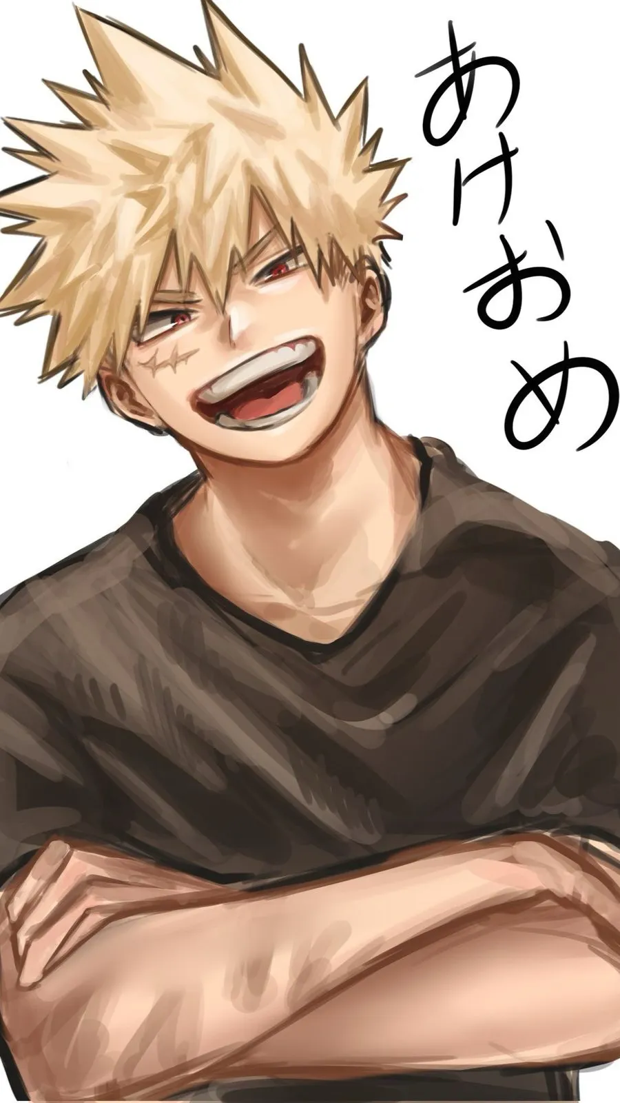 ai character: Katsuki bakugo background