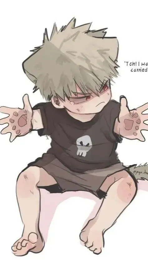 ai character: Bakugo~baby background