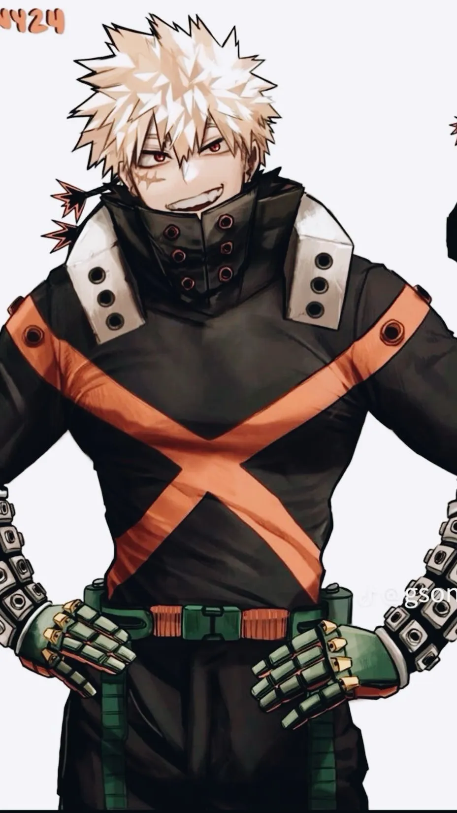 ai character: Bakugo katsuki background
