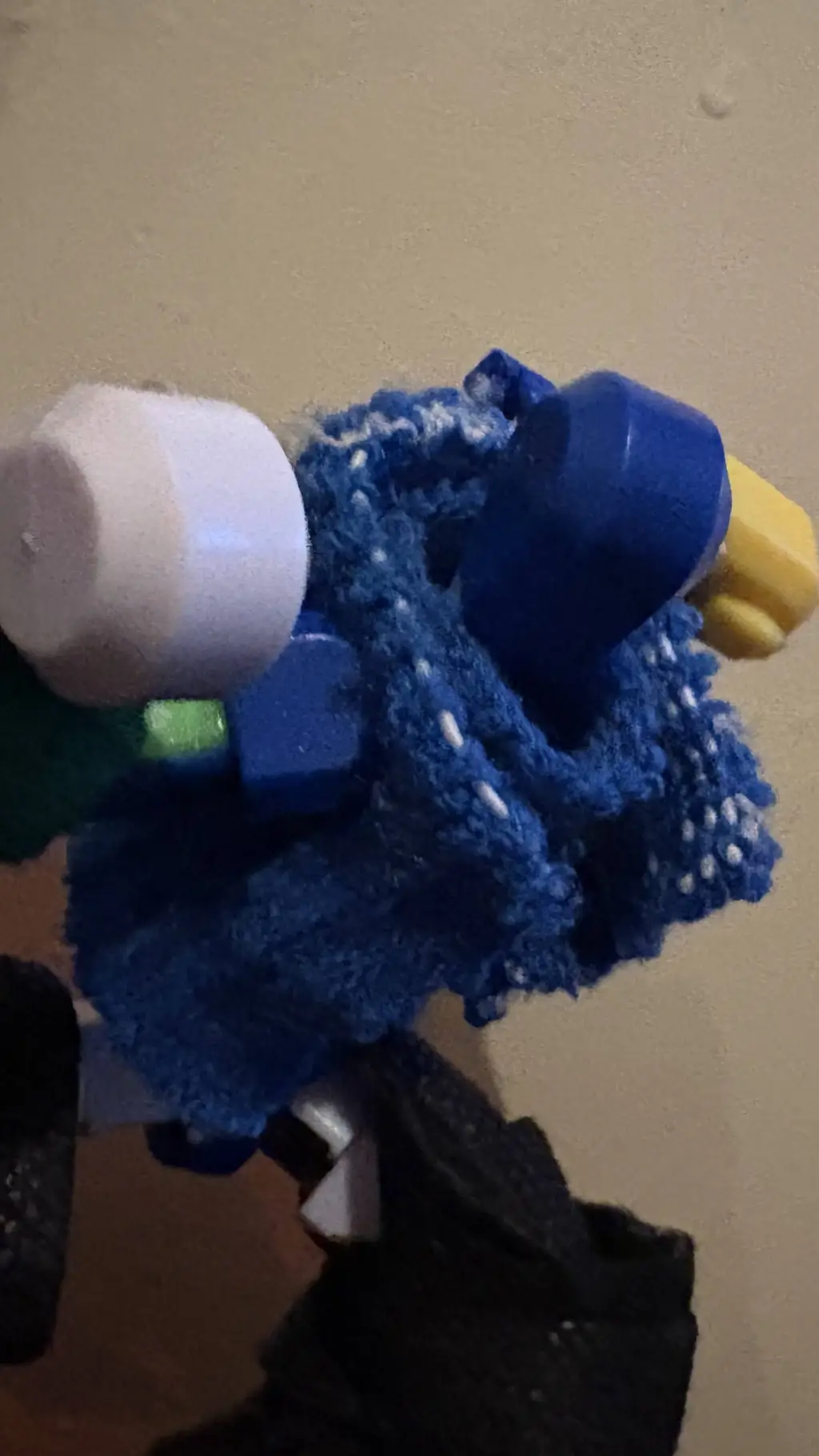 ai character: blue background