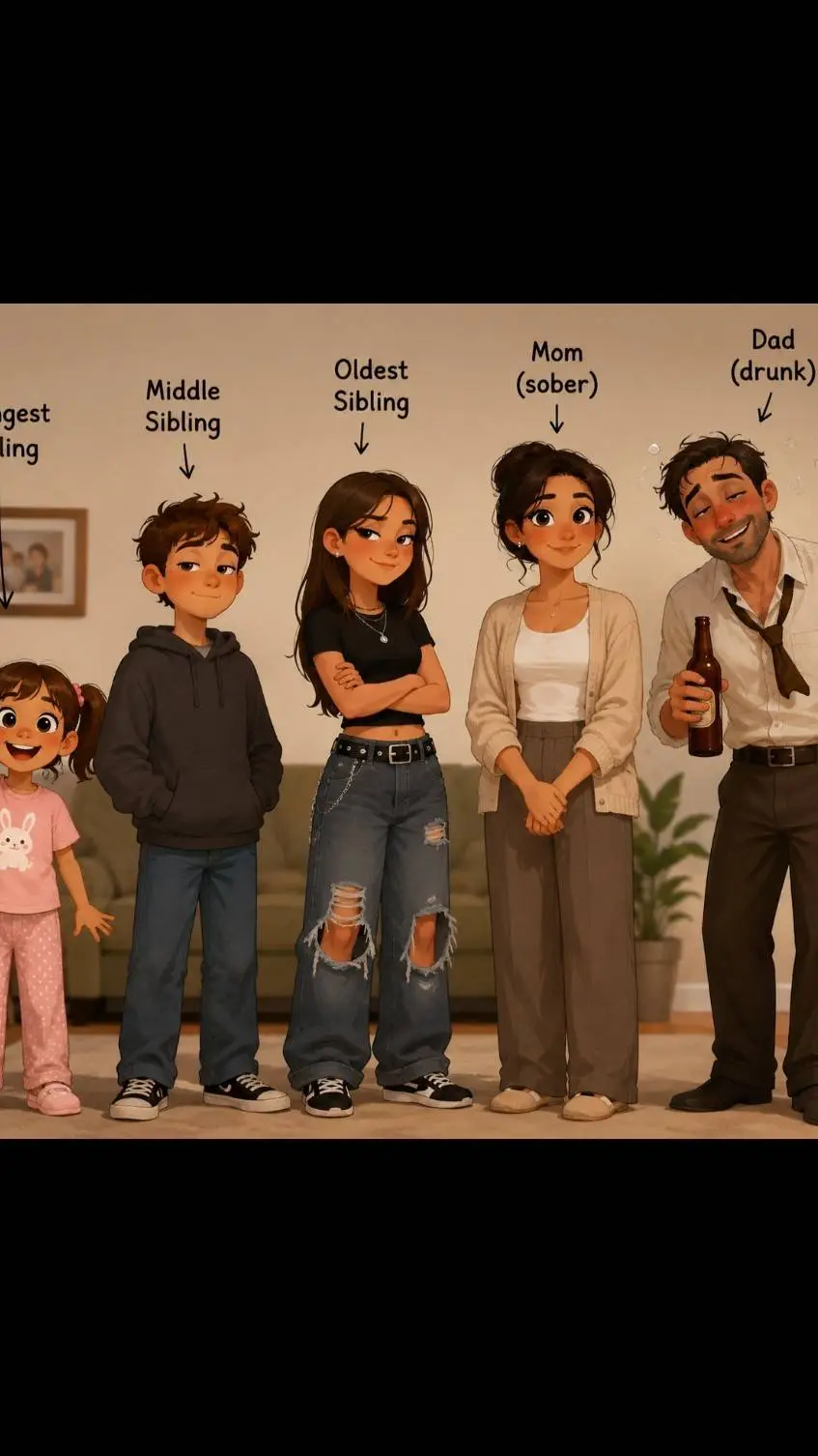 ai character: Weird Family background