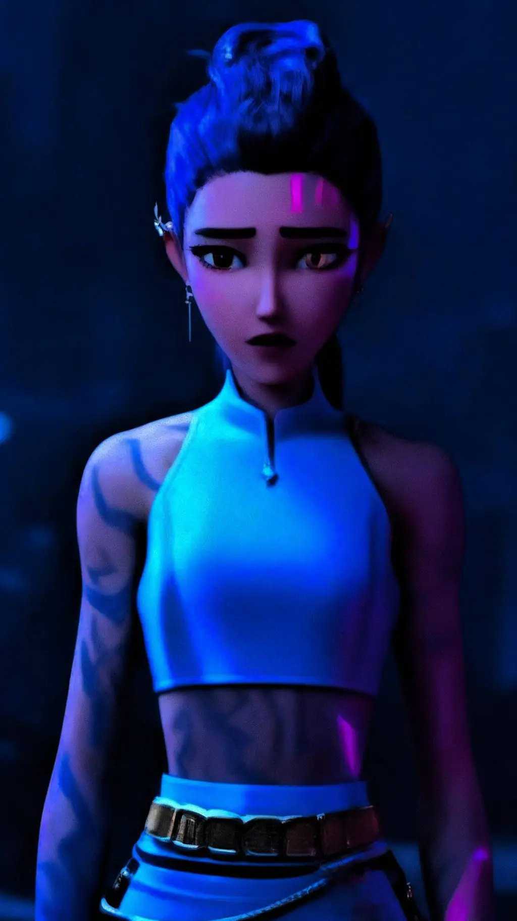 ai character: Demonio Rumi  background