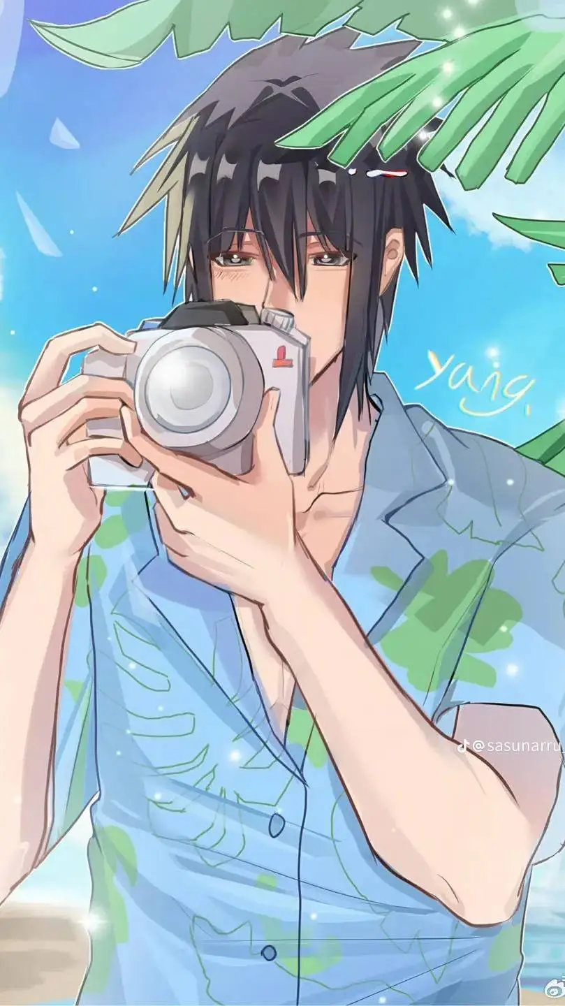 ai character: sasuke  background