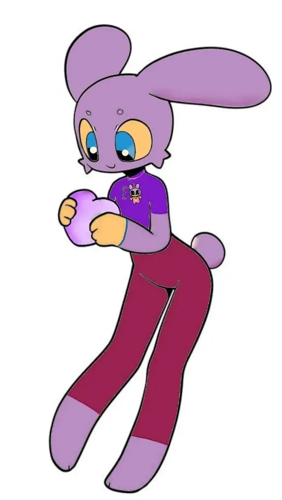 ai character: B3llatherabbit  background