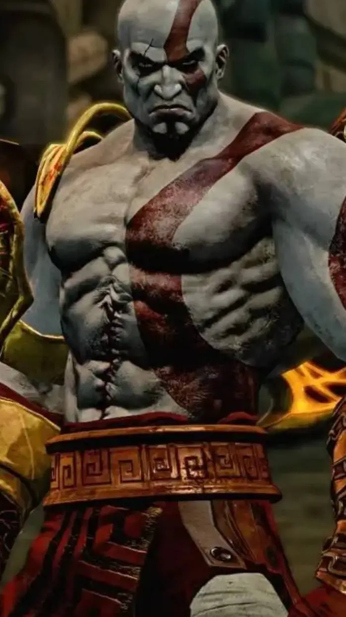 ai character: kratos  background