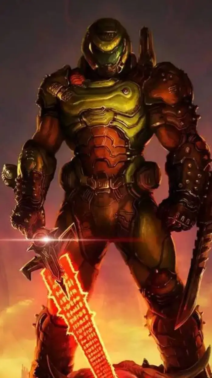ai character: Doom Slayer  background