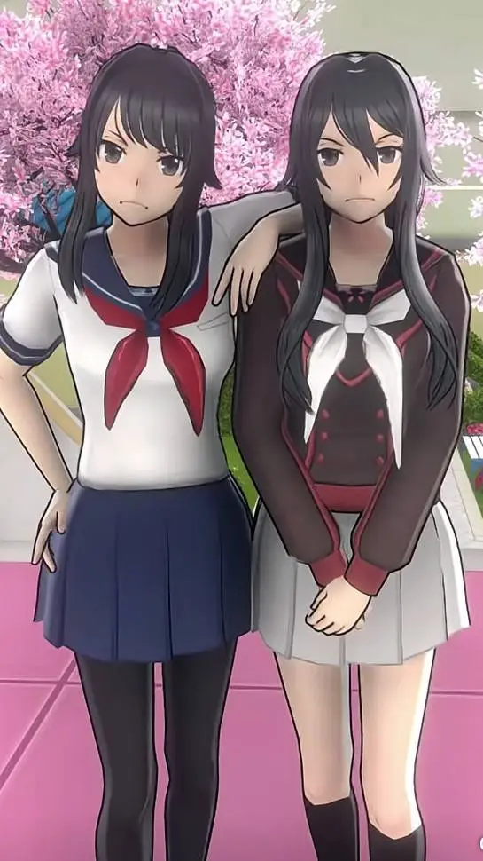 ai character: Ayano y Ryoba background