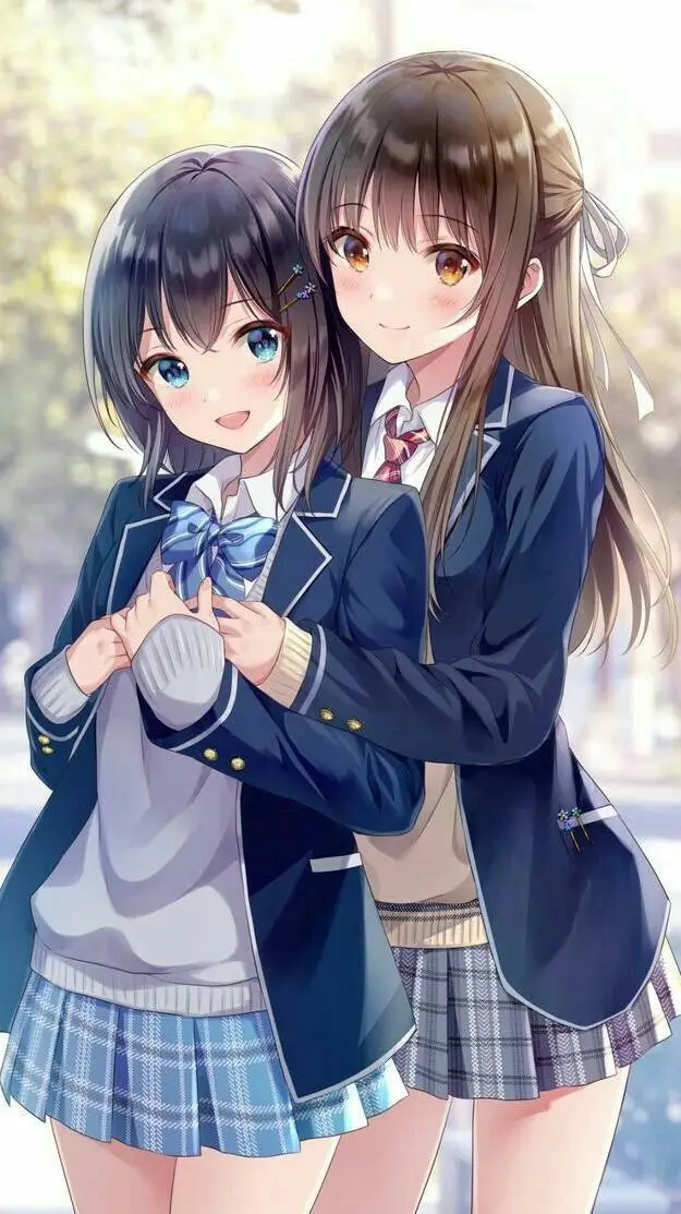 ai character: Alicia y Olivia  background