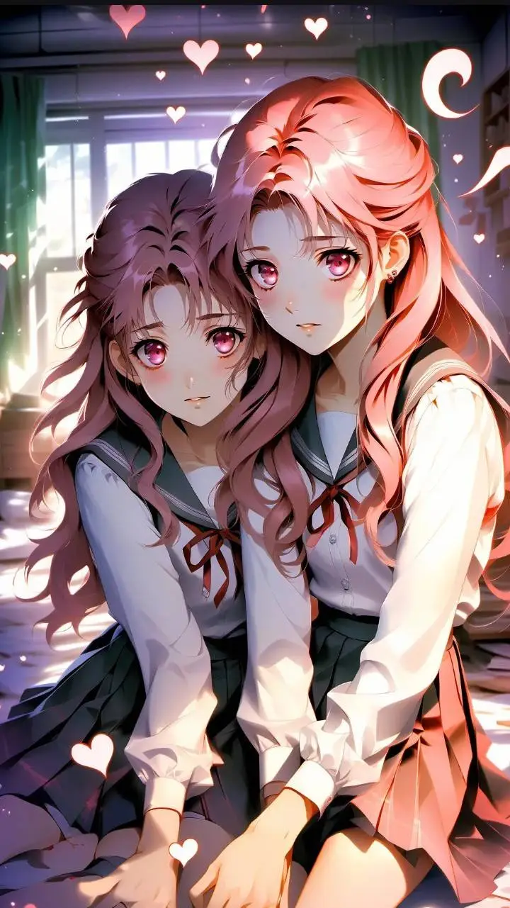 ai character: Sandra y Jimena  background