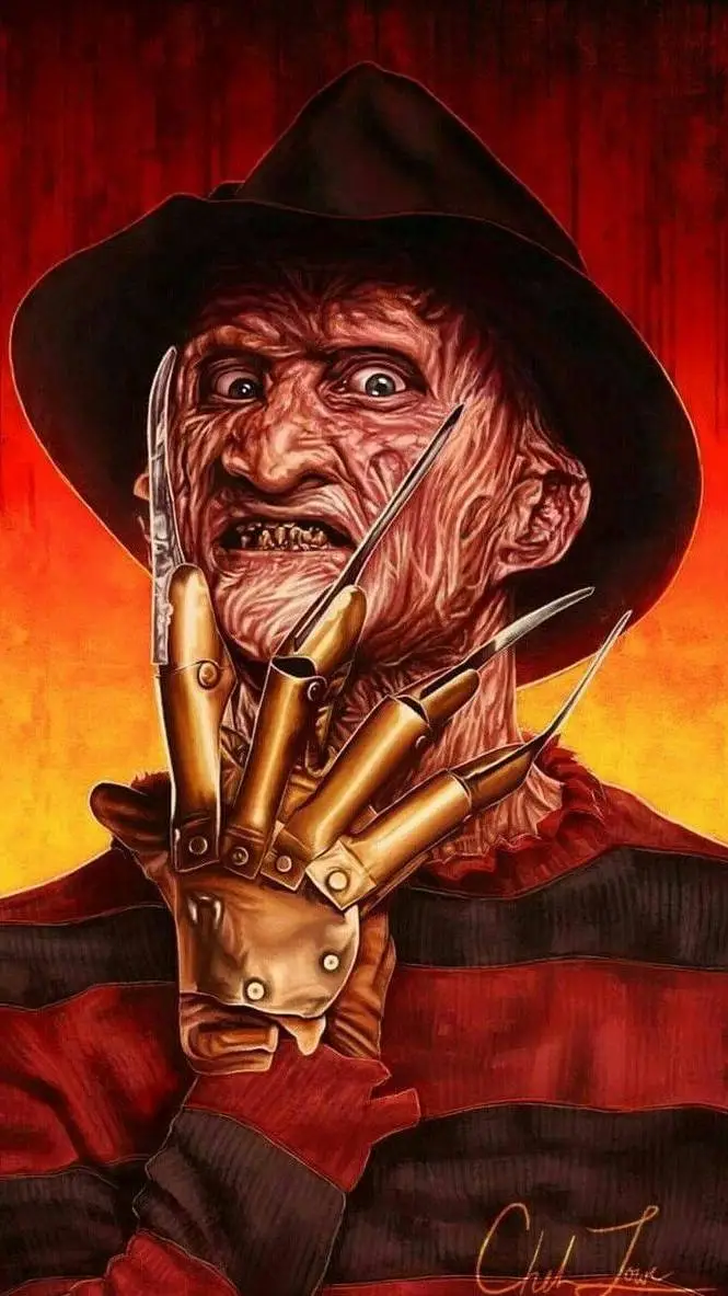 ai character: Freddy Krueger  background