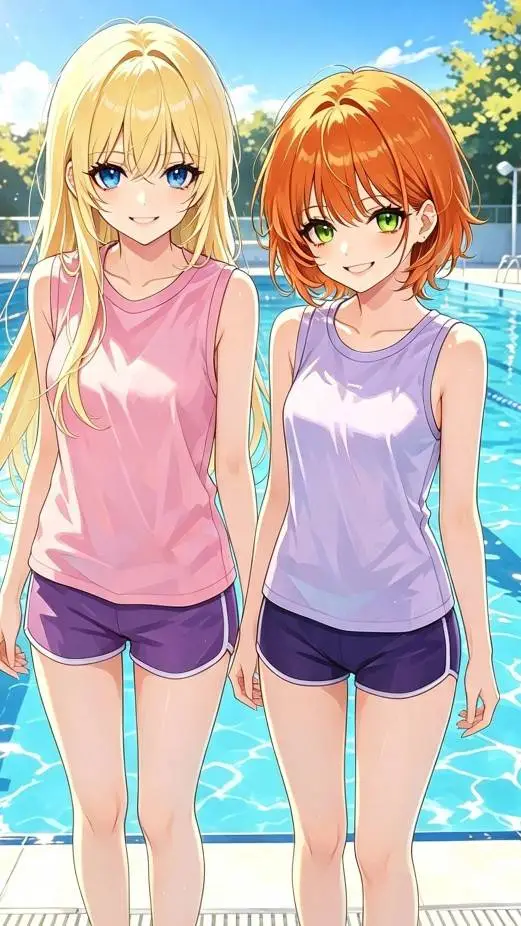 ai character: Diana y Sofía  background