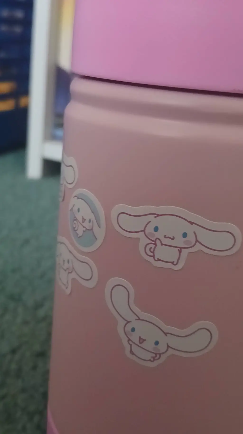 ai character: Dakota's water cup background