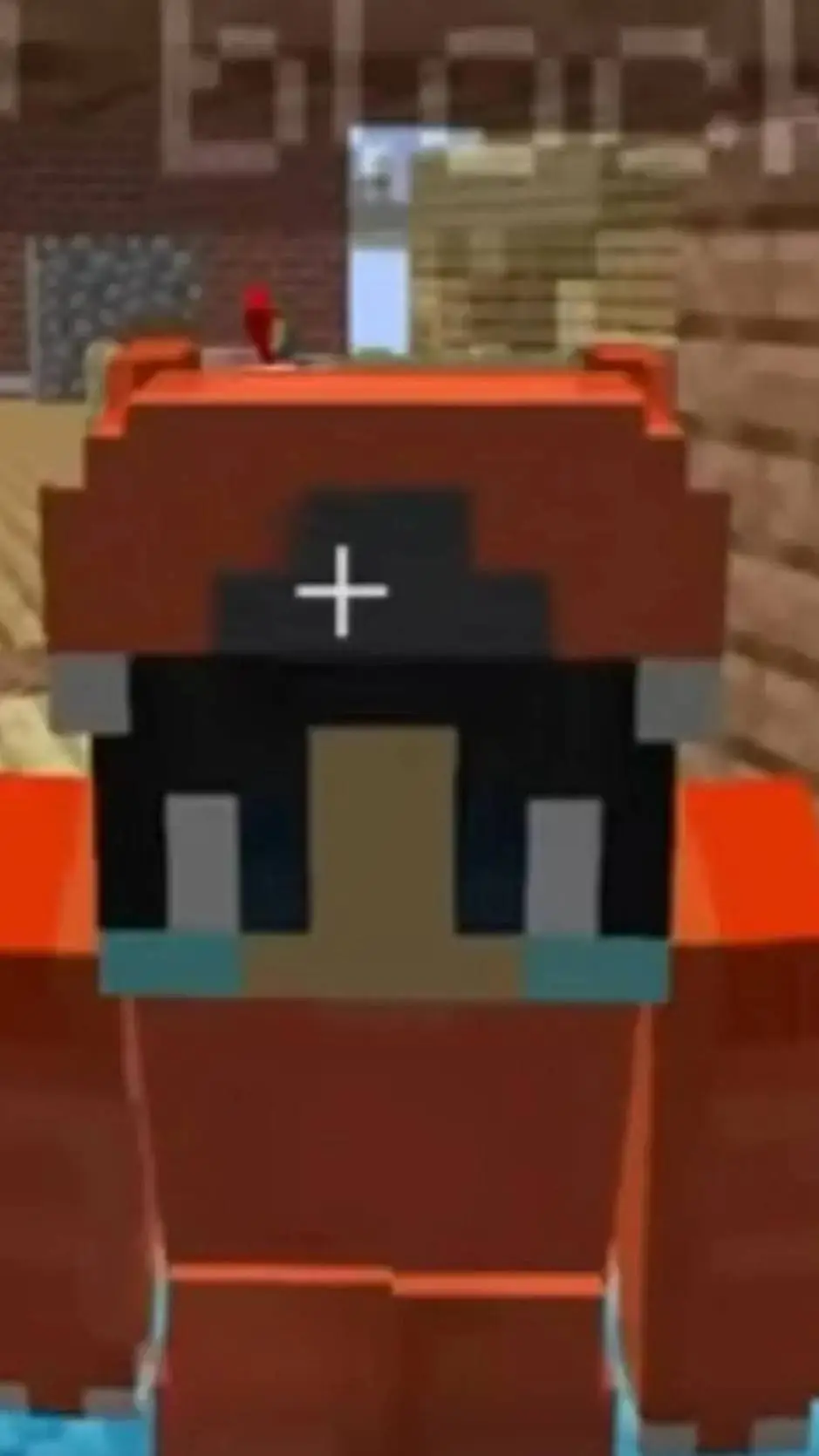ai character: Steve (Minecraft H background