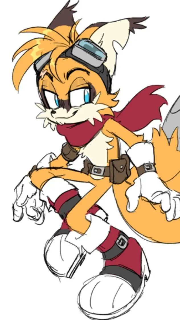 ai character: Tails  background