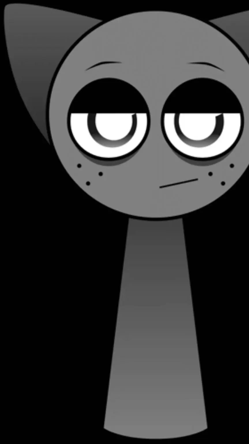 ai character: gray background