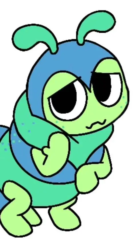 ai character:  squirm background