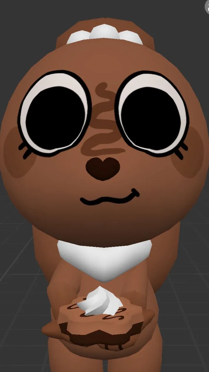 ai character: Cocoa background