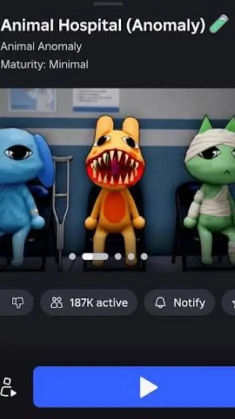 ai character: animal hospital  background