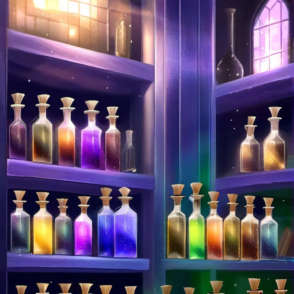 chat with ai character: make one potion 