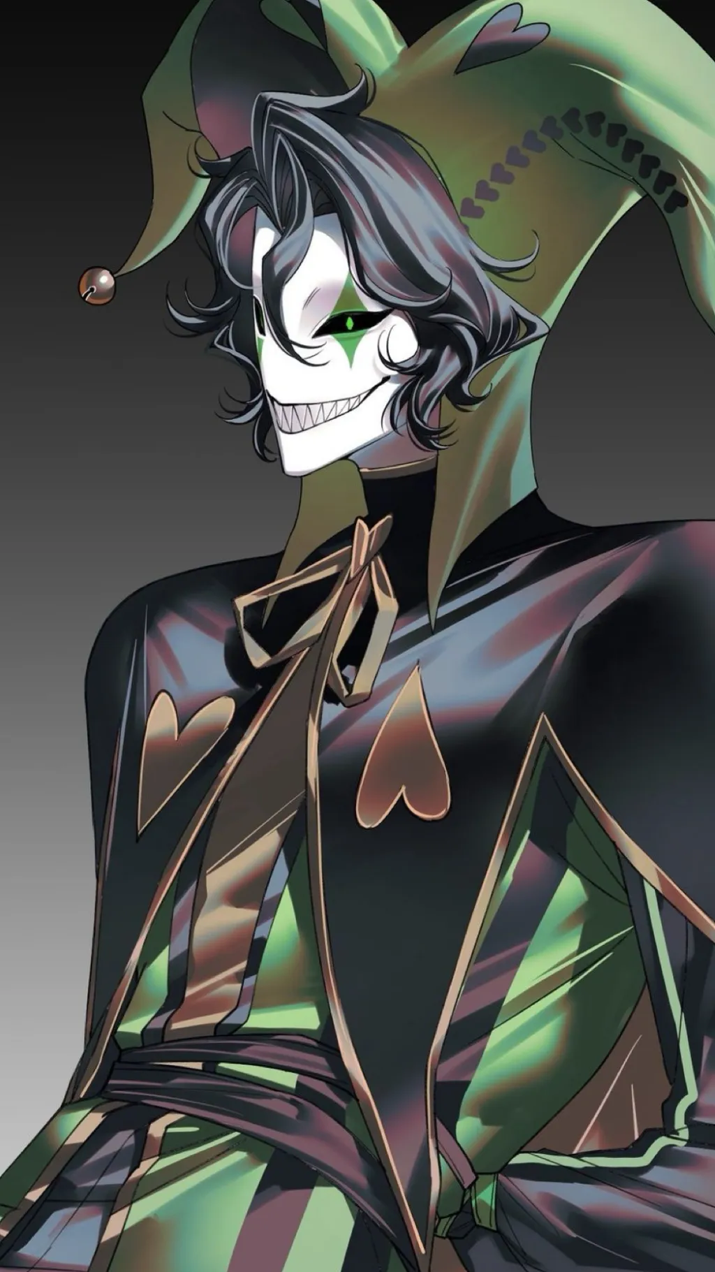 ai character: Harlequin background