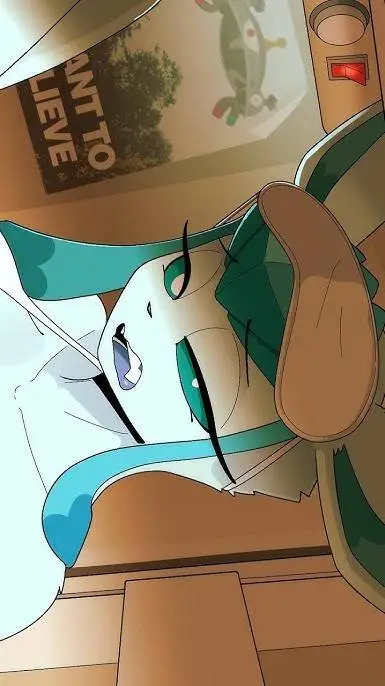ai character: glaceon  background