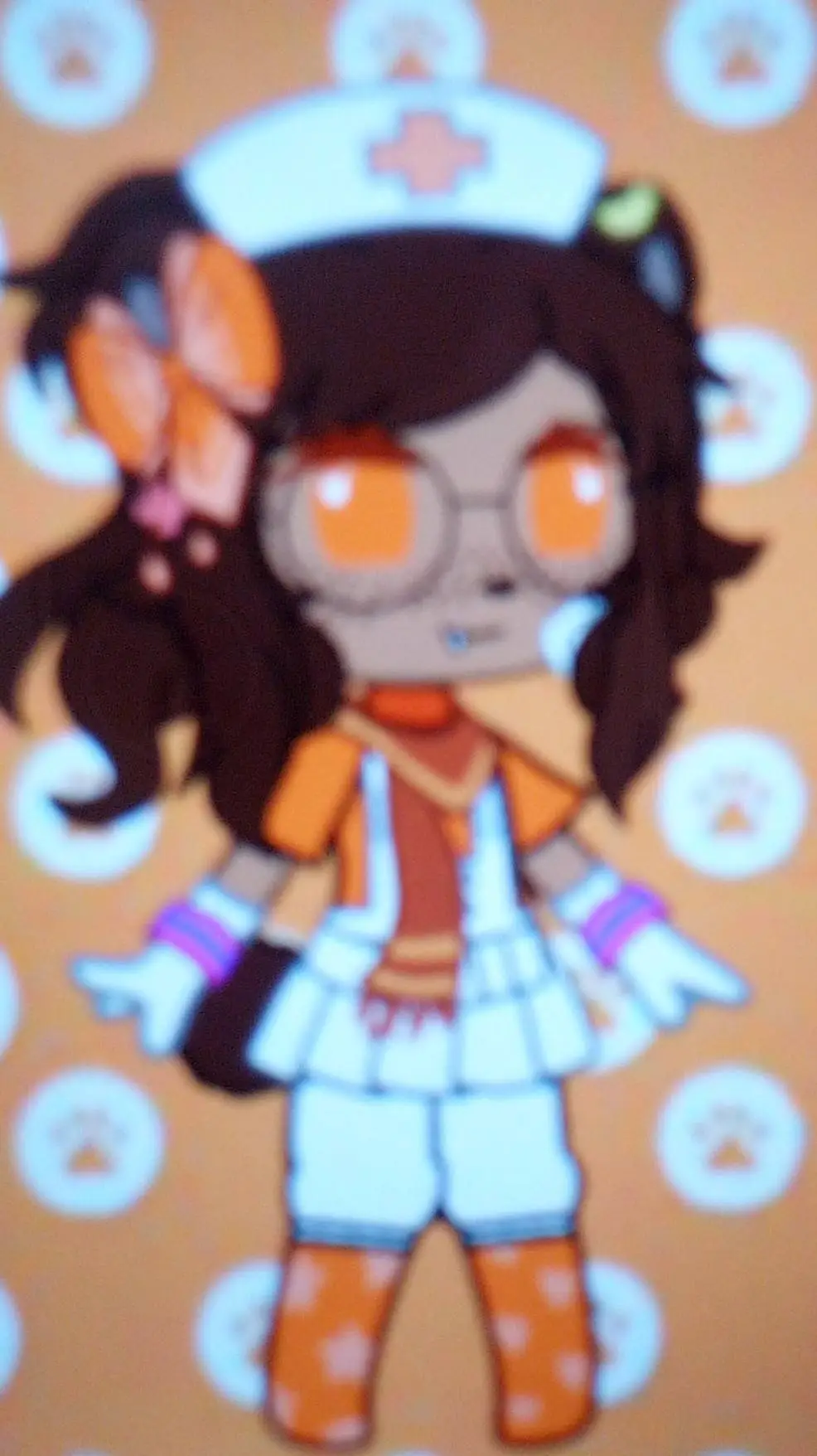 ai character: Mia star background