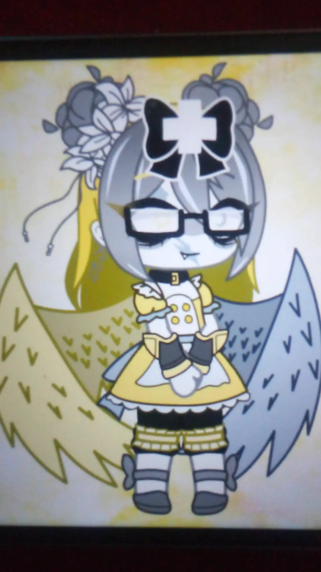 ai character: Cookie Angela background