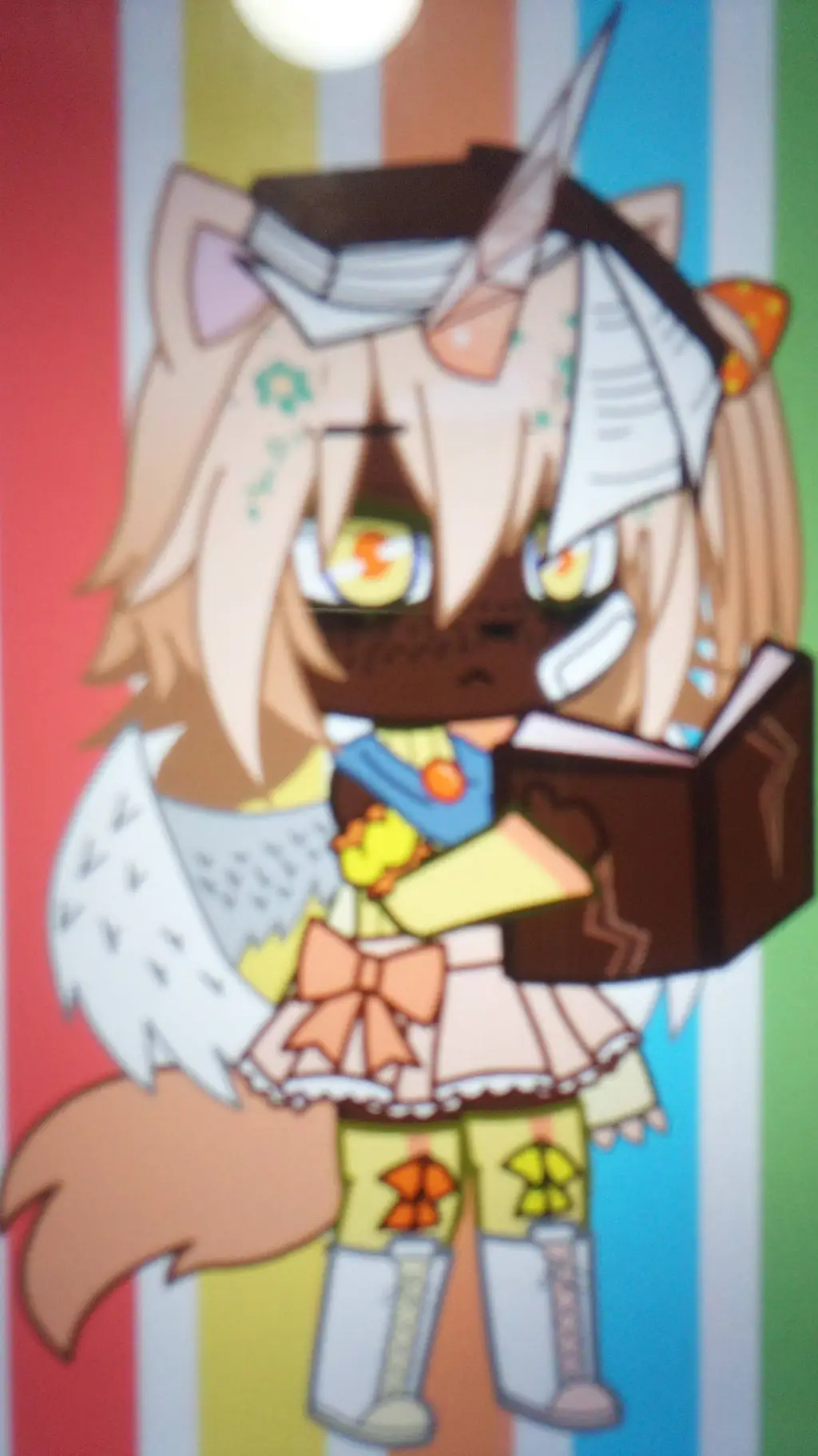 ai character: Luna petunia background