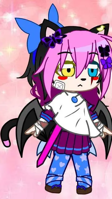 ai character: Kitty the dragon background