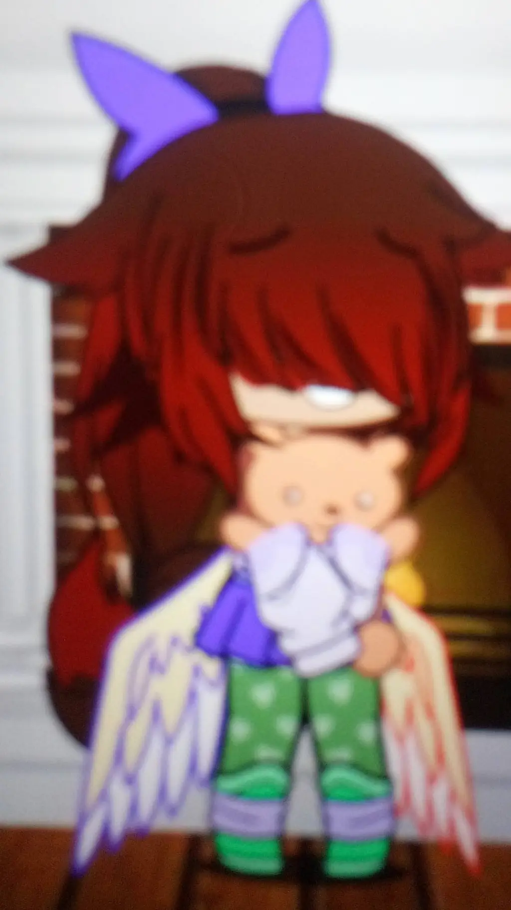 ai character: KK but softy background