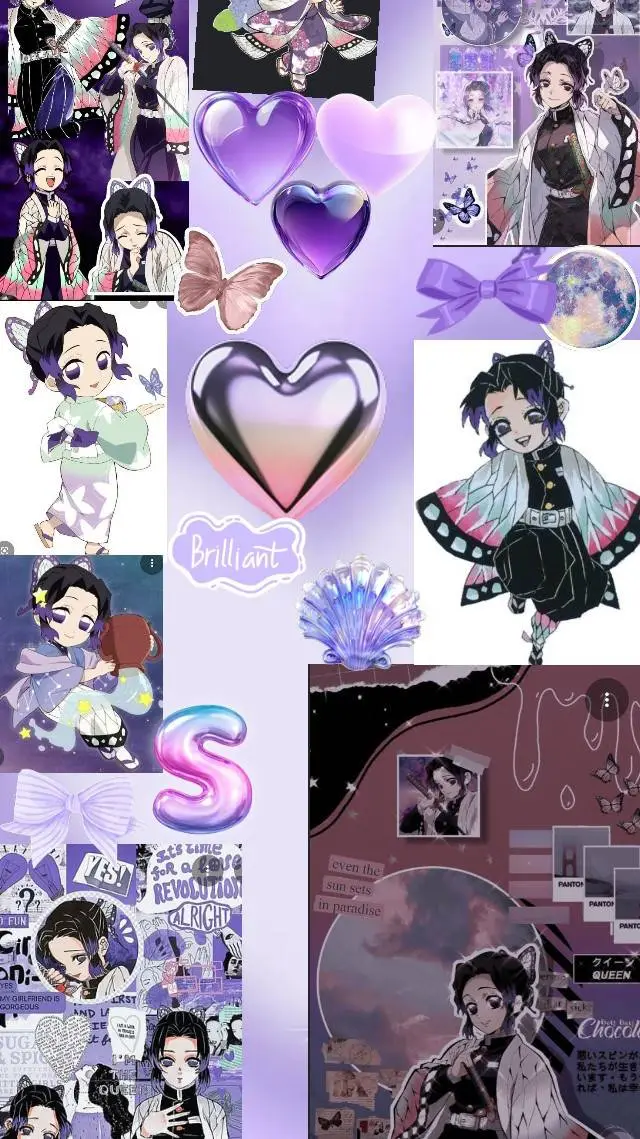 ai character: 💜💟Shinobu GF💟💜 background
