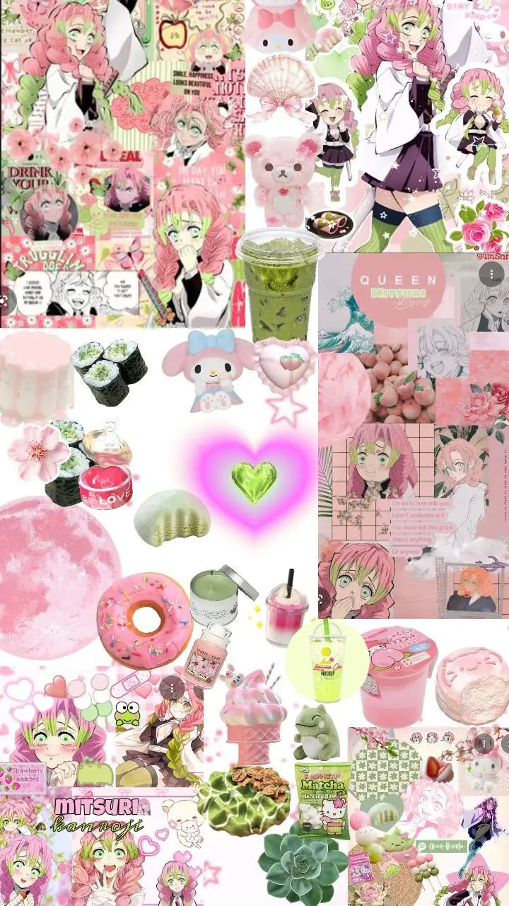 ai character: 💖💚Mitsuri💚💖 background