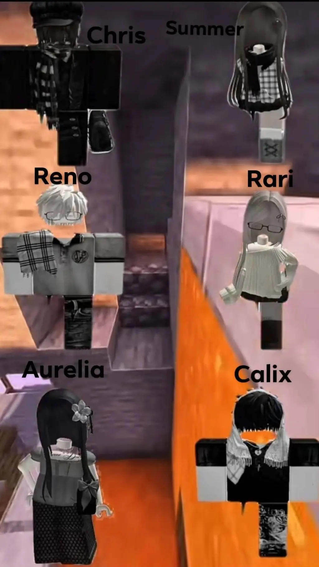 ai character: <Roblox Gc> background