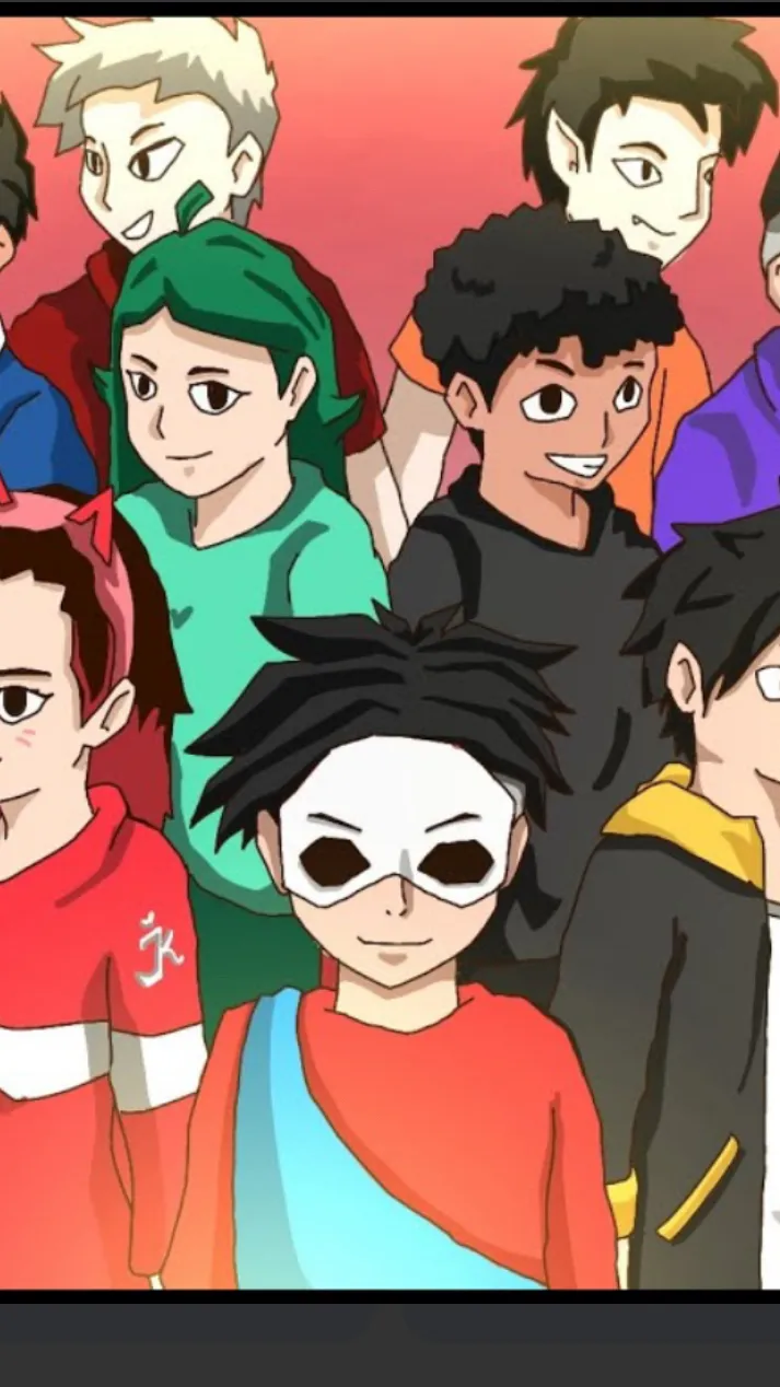 ai character: Grade 6 classroom background