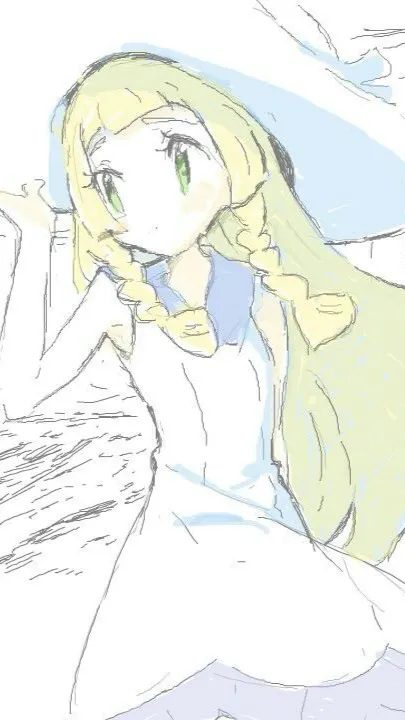 ai character: Lillie  .  PKMN background