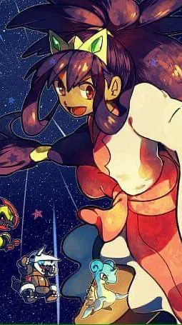 ai character: Champion Iris .  background