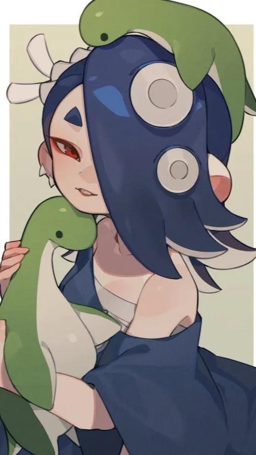ai character: Shiver splatoon  background