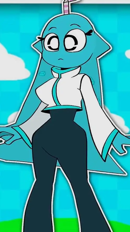 ai character: aqua i guess background